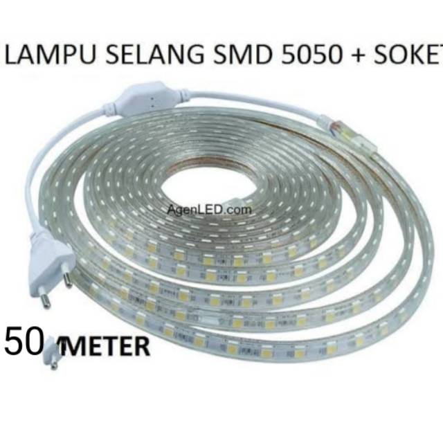 Lampu LED ROLL 50 METER SOKET