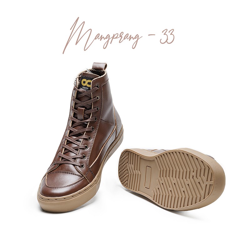 Sepatu Pria Sneakers Kasual Santai Kulit Asli Cowok Bertali Men  Casual Hangout Traveling Original