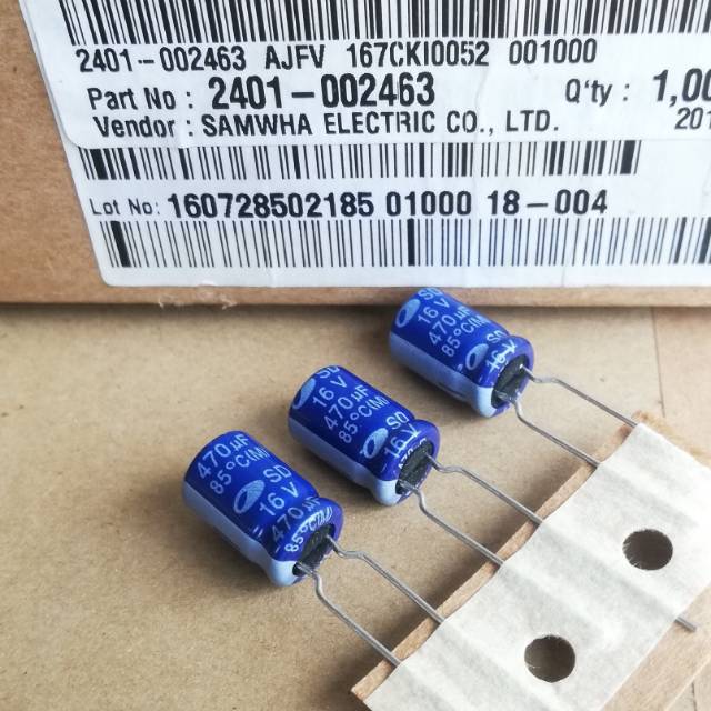 Elco 470uf16v samwha original