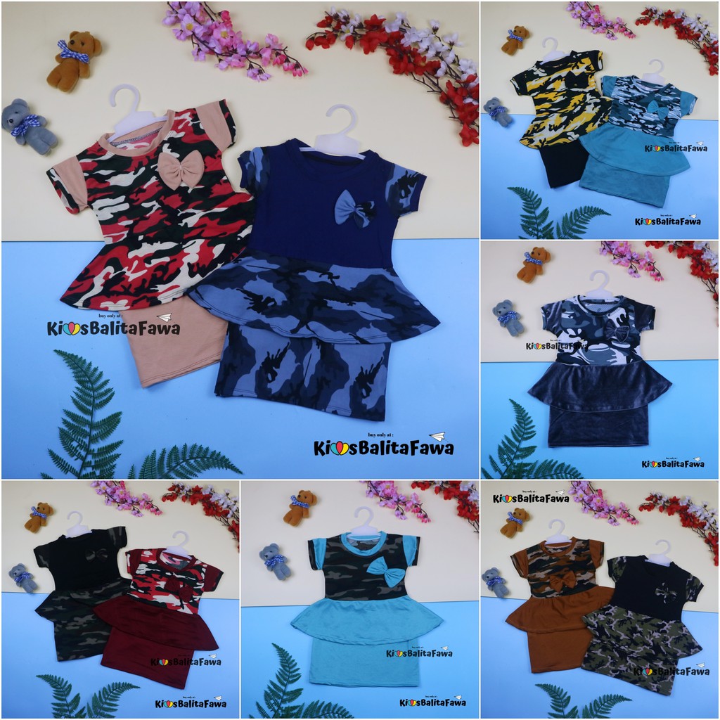 (ABRI) Dress Viona Lengan 1-2 Tahun / Dres Anak Perempuan Lengan Pendek Fashion Kids Motif  Pesta