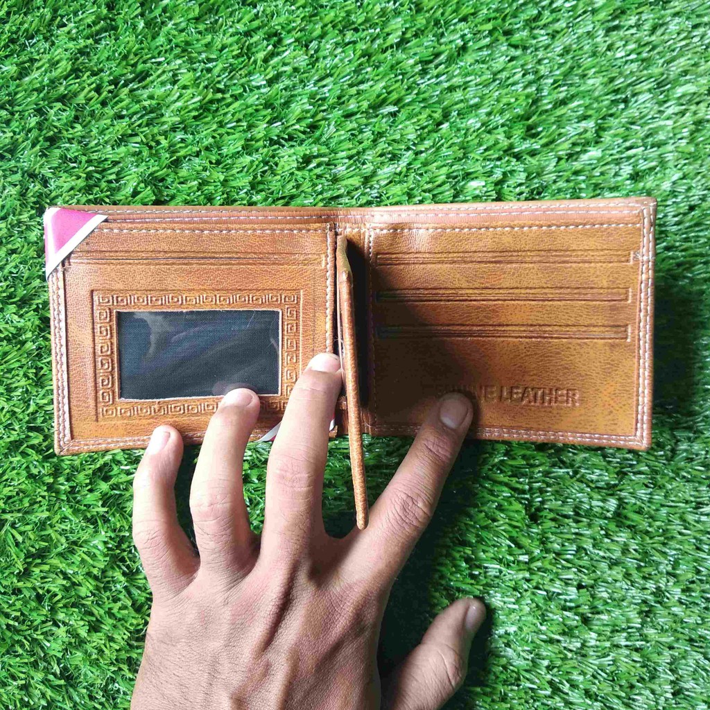 Dompet Pria Murah Coklat Kulit Sintetis