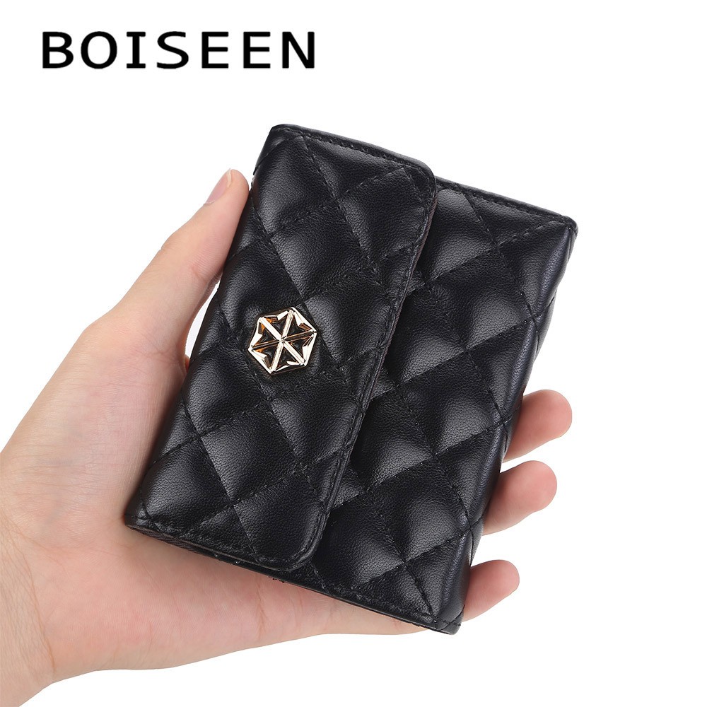 BOISEEN N1883 Dompet Kartu Wanita Bahan Kulit PU Leather Premium WATCHKITE WKOS