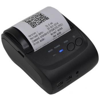 Mall Taffware Zjiang Printer Resep Thermal Bluetooth - ZJ-5802 Hitam