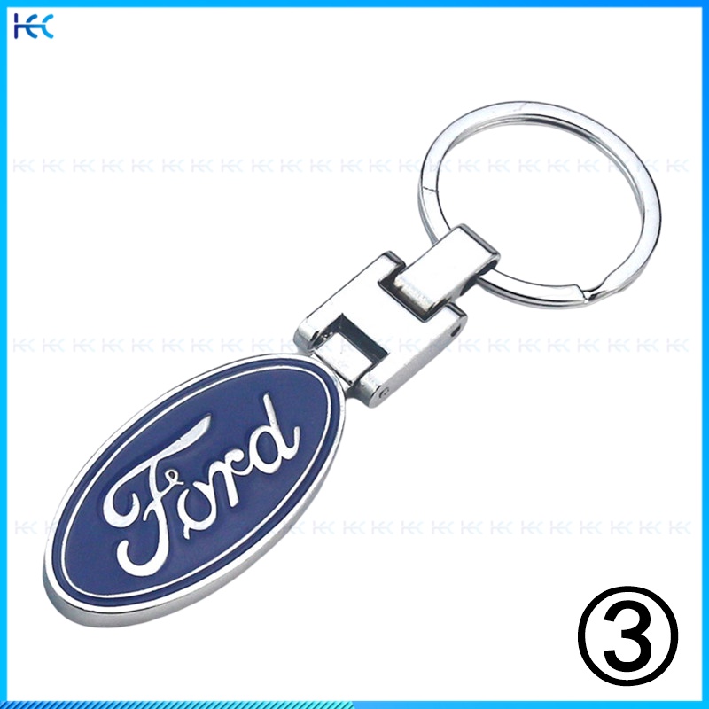 Gantungan Kunci Kreatif Bahan Alloy Dengan Logo Ford