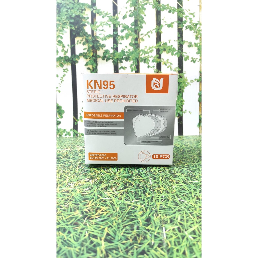 Masker KN95 isi 10 pcs/box - 5ply 5 lapis KN95 Premium