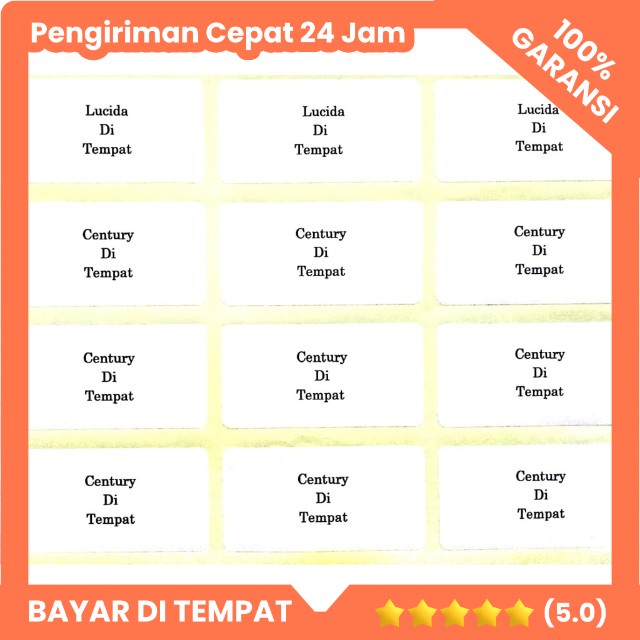 

Print/Cetak Label Nama Undangan T&J NO 103