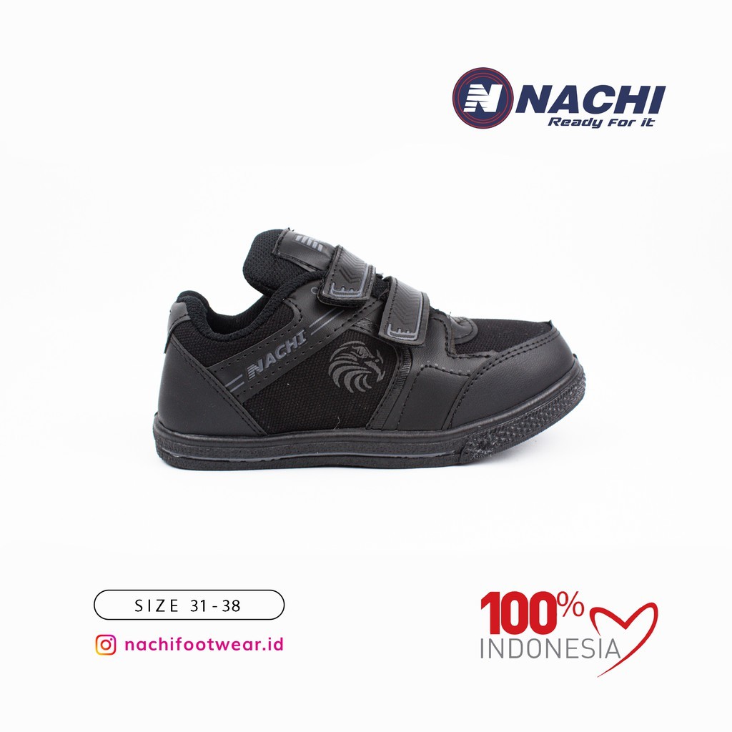 Sepatu Sekolah Anak Bahan Import - Nachi EAGLE (31-38)