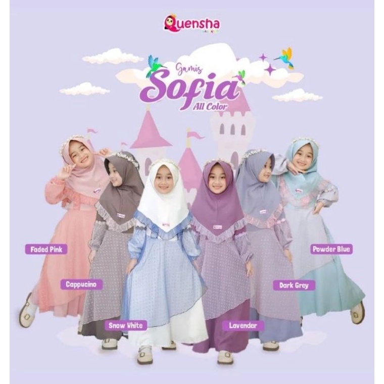 OPEN PO GAMIS SOFIA BY QUENSHA ORIGINAL SAMPAI TANGGAL 22 JANUARI