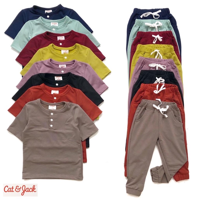 PAJAMAS POLOS ANAK CAT AND JACK ( 1-5 TAHUN )