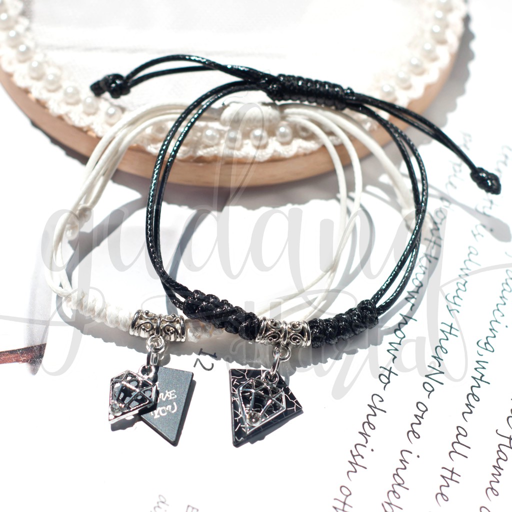 Gelang Couple I Love You Like A Diamond Isi 2 GH 205321