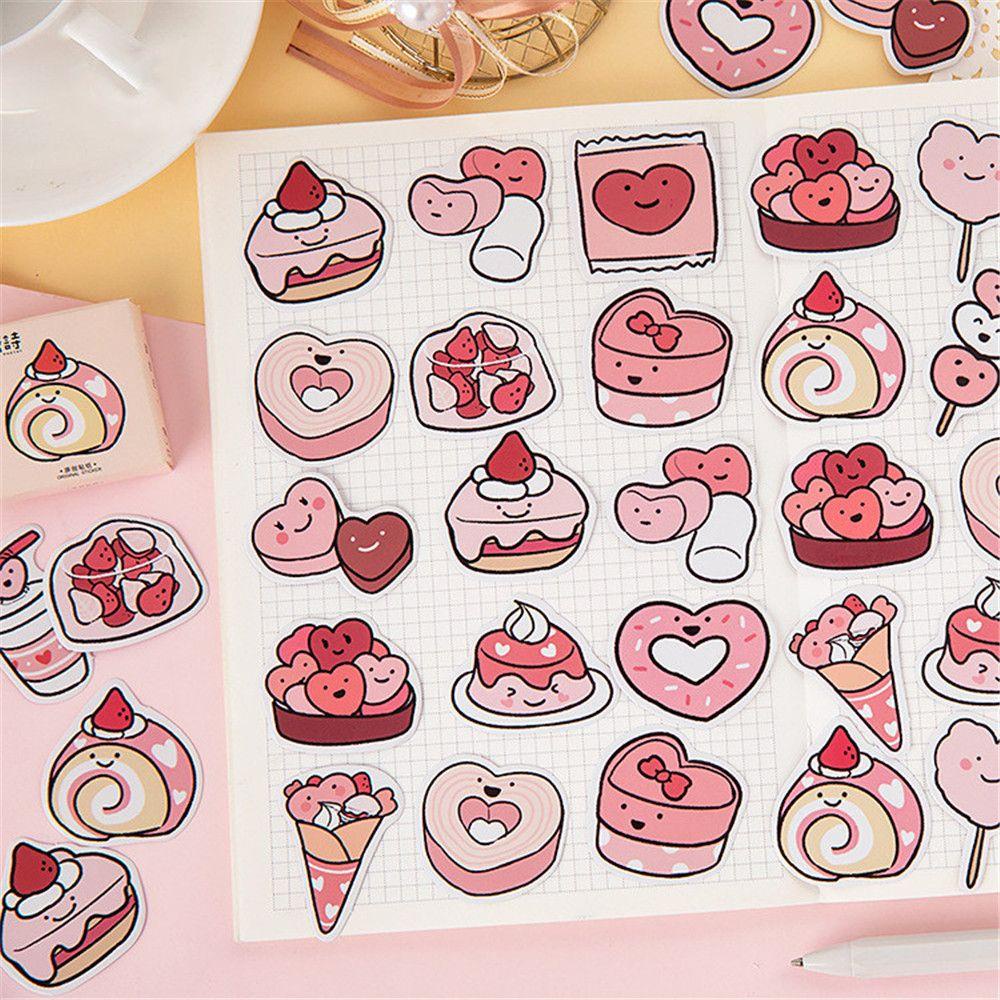 Populer Alat Tulis Stiker Perlengkapan Sekolah Berbentuk Khusus Sealing DIY Scrapbook