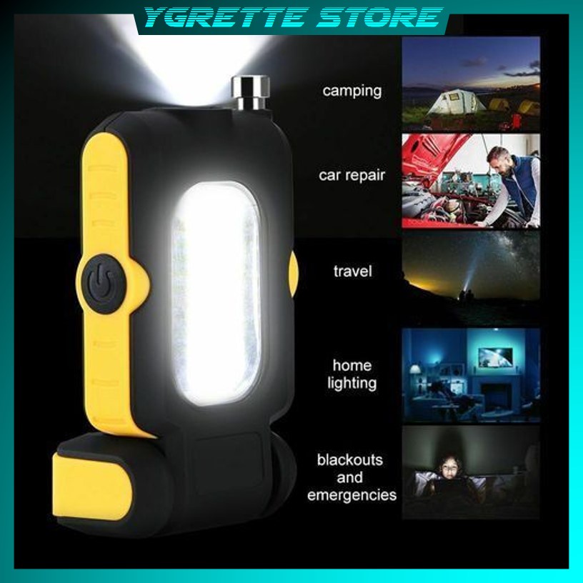 YGRETTE - Coquimbo Senter POWERFULL Camping Lampu LED Portable Magnet COB 2000 Lumens PICKUP TOOLS TELESCOPIC OUTDOOR