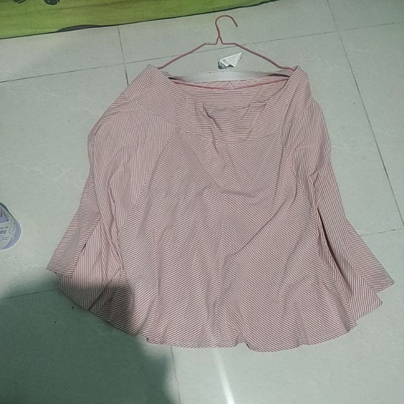 modelist rok pink big size preloved salur xL