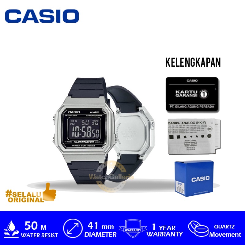 Casio General W-217HM-7BVDF/W217HM7BVDF/W-217HM Original