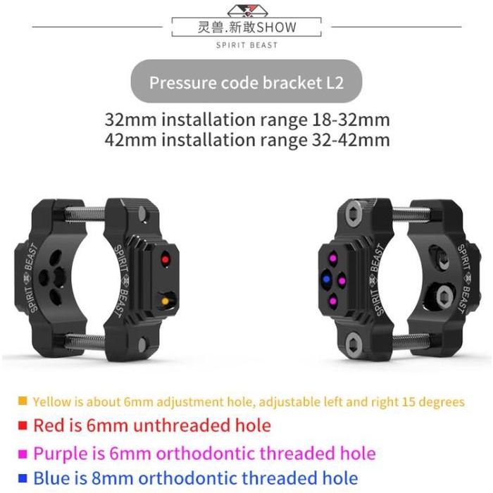 Spirit Beast Bracket Motor Tambahan Stang Crashbar
