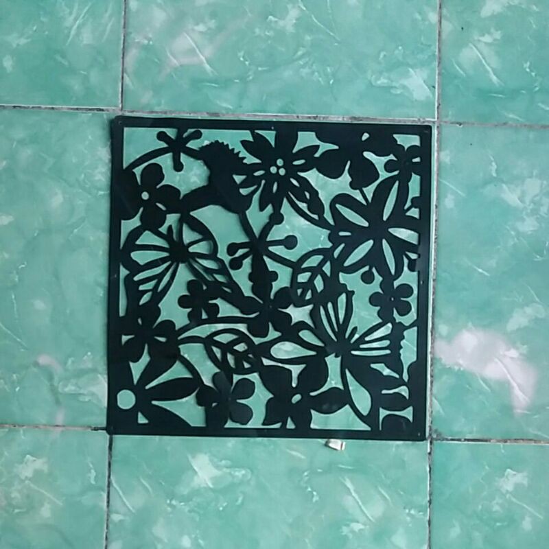 Sekat Pertisi plastik PVC hitam