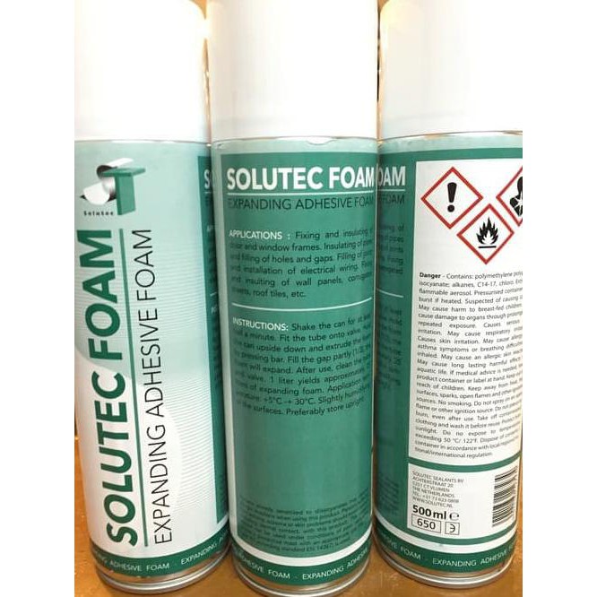 Jual solutec foam polyurethane expanding adhesive,filling insulating