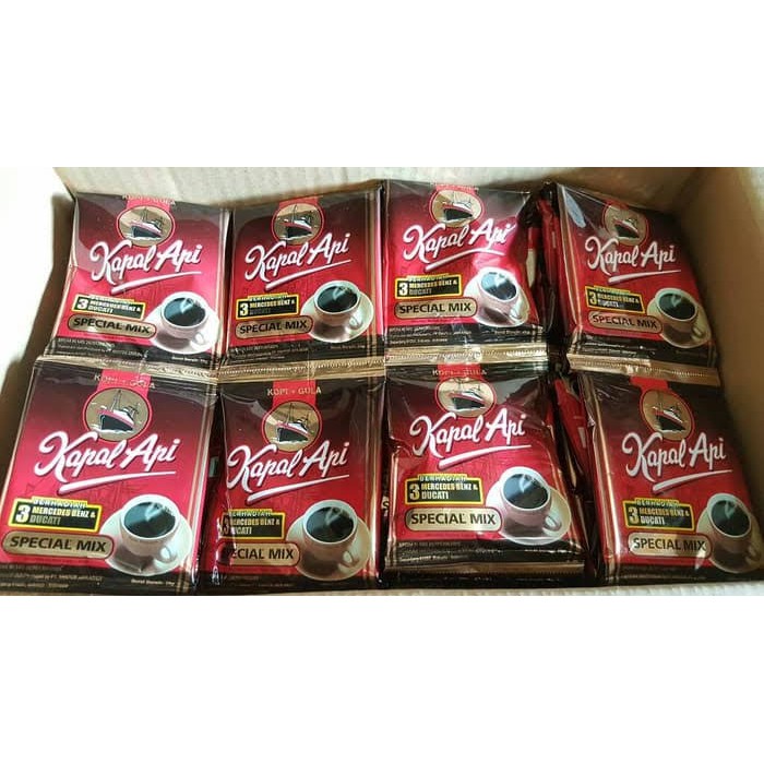 Kopi Kapal Api Special Mix 25 Gr Isi 10 PCS / Renceng