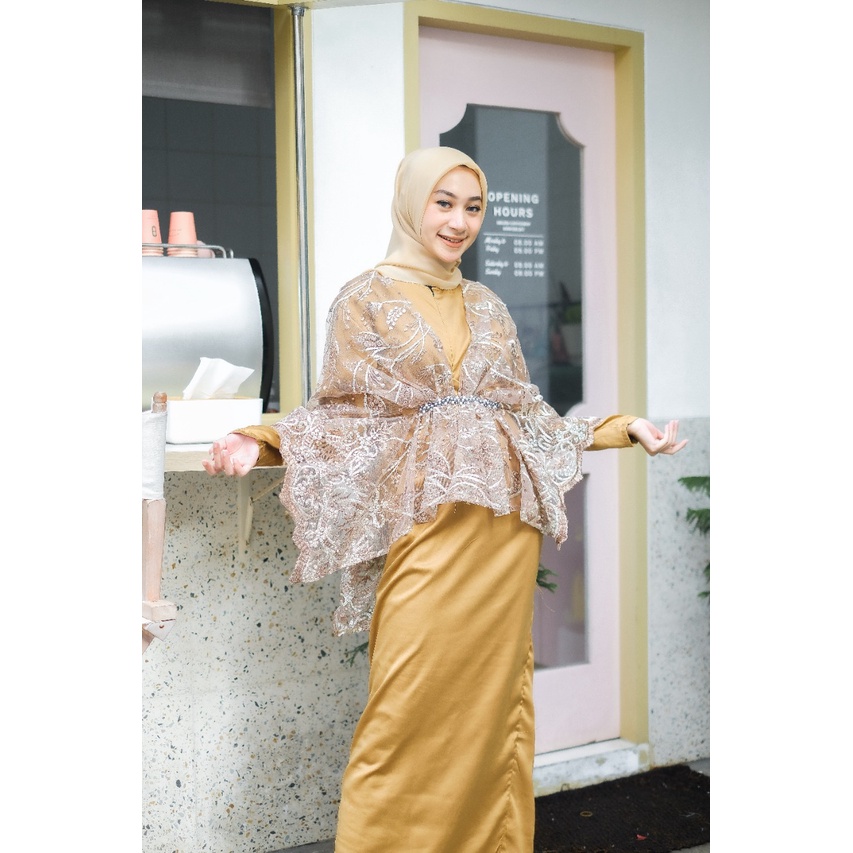 EYNA GOLD gamis pesta wisuda walimatul bridemaids