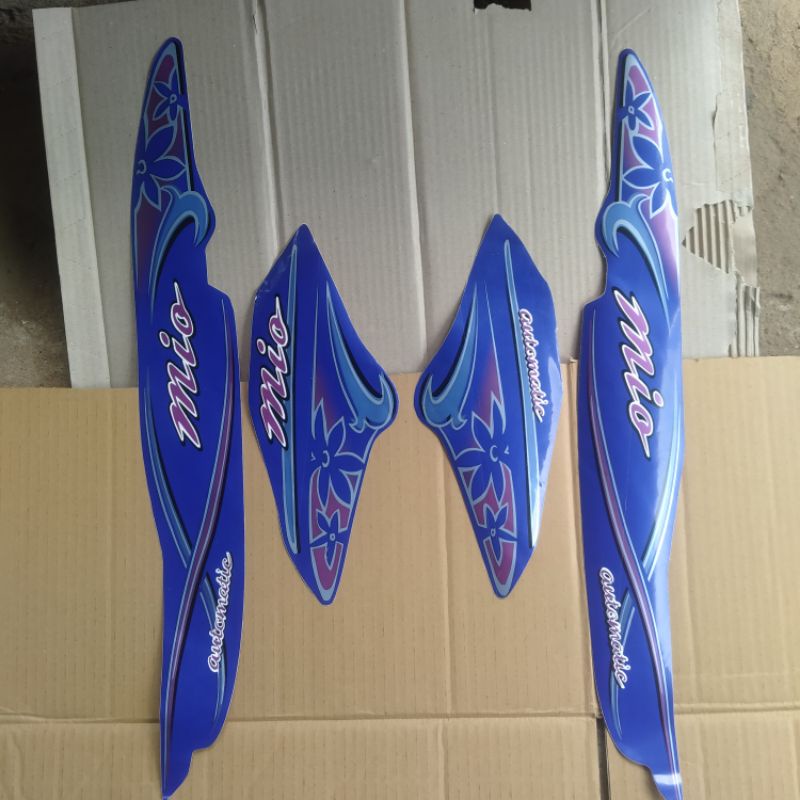 stiker striping motor Mio sporty lama