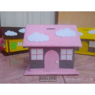 Jual Pola Celengan Rumah || Pola Celengan Rumah Bahan Duplek | Shopee