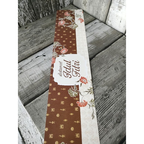 

Pita Toples Box Lebaran Idul Fitri -per 25lbr -ukr 8,5 ×48cm
