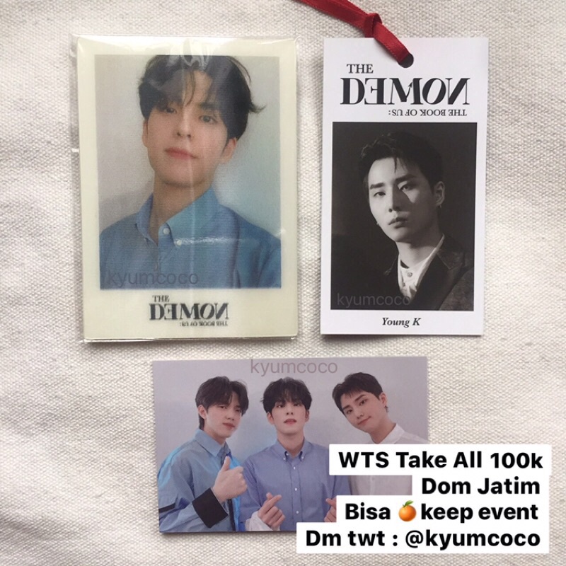 Pc Group DAY6 The Demon, Lenti Wonpil, Bookmark Young K