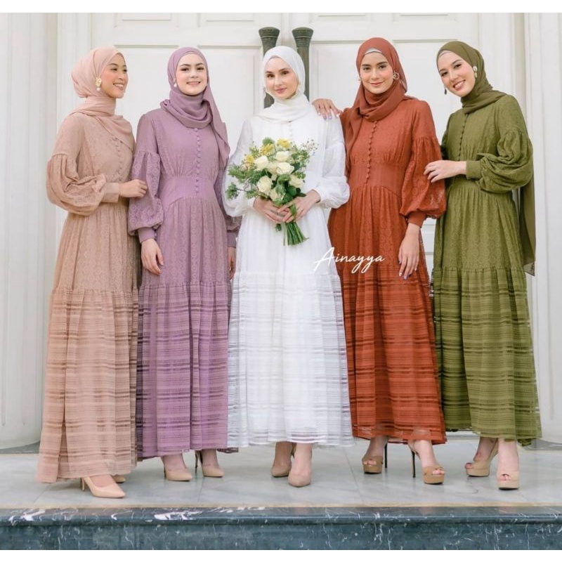 Olesia dress by ainayya LD 96 Lilac M 136 BW M 133