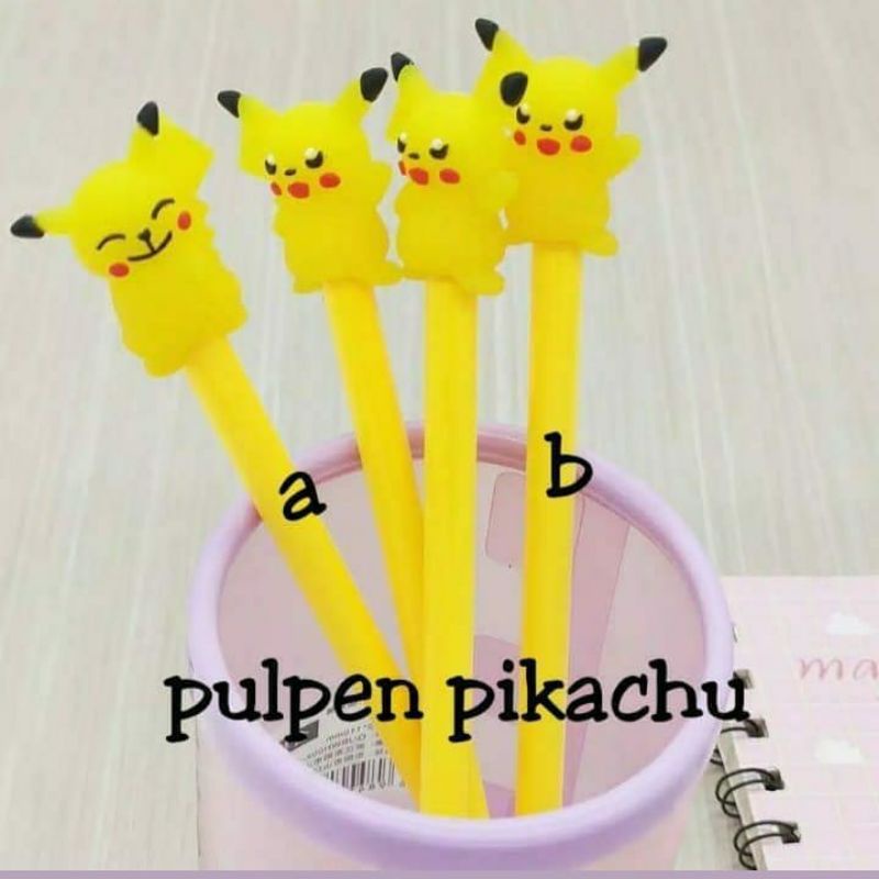 

{LB} PENA PULPEN PIKACHU , PULPEN KARAKTER , PULPEN GEL , PULPEN CANTIK , PULPEN UNIK , PULPEN LUCU , PEN