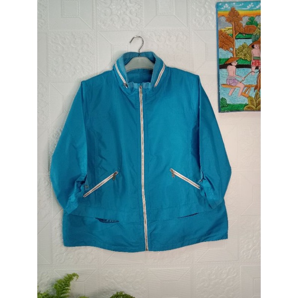 Jaket Outdoor Running PAT Vintage Thrift Preloved Second