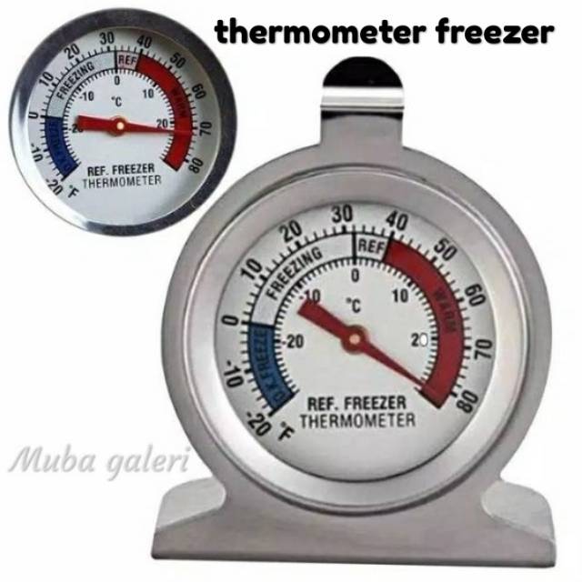 THERMOMETER FREEZER LEMARI ES KULKAS REFRIGERATOR STAINLESS