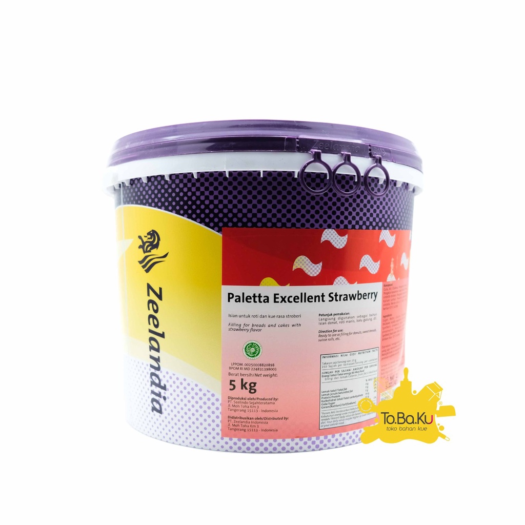Zeelandia Paletta Strawberry 5kg