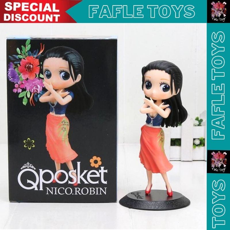 QPOSKET One piece Nico Robin Action Figure / Nico Robin One Piece QPosket Action Figure with Box / Q