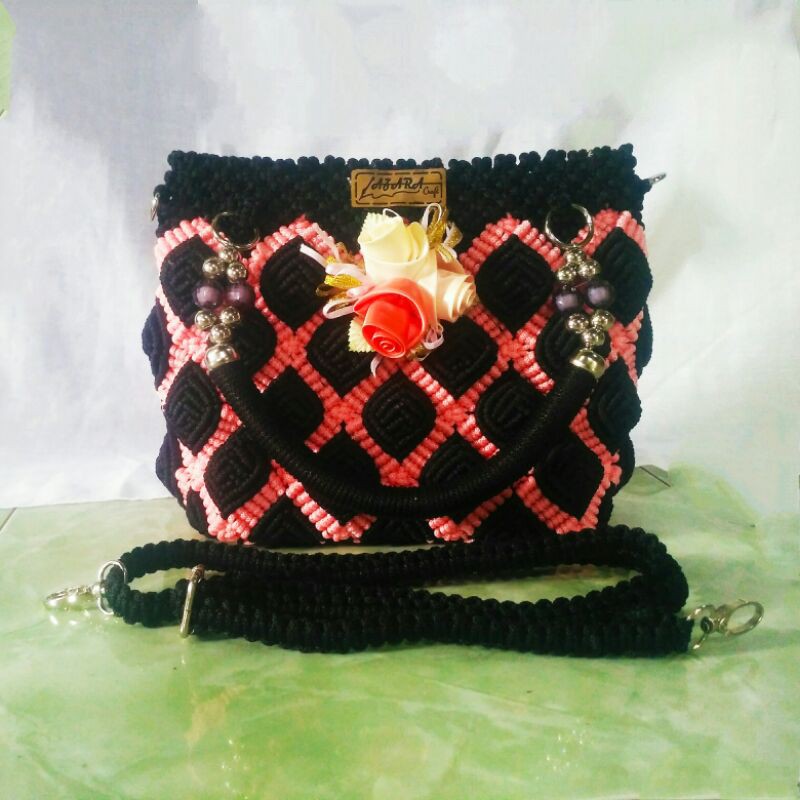 Azara Tas Tali Kur (motif daun mix bunga)