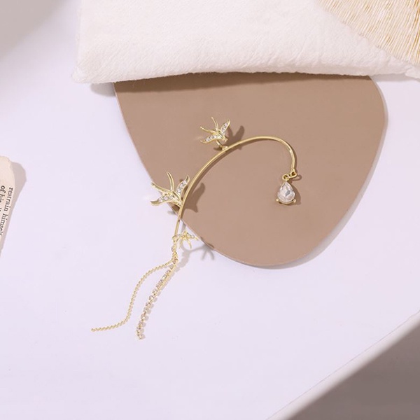 anting 1 sisi diamond bird simple earrings jan301(3e4,2e4)