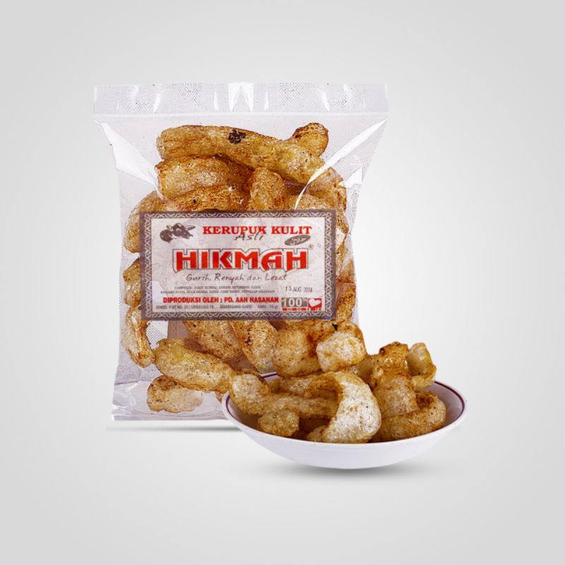 Kerupuk Kulit Hikmah Original Oleh-Oleh Khas Garut 50gr