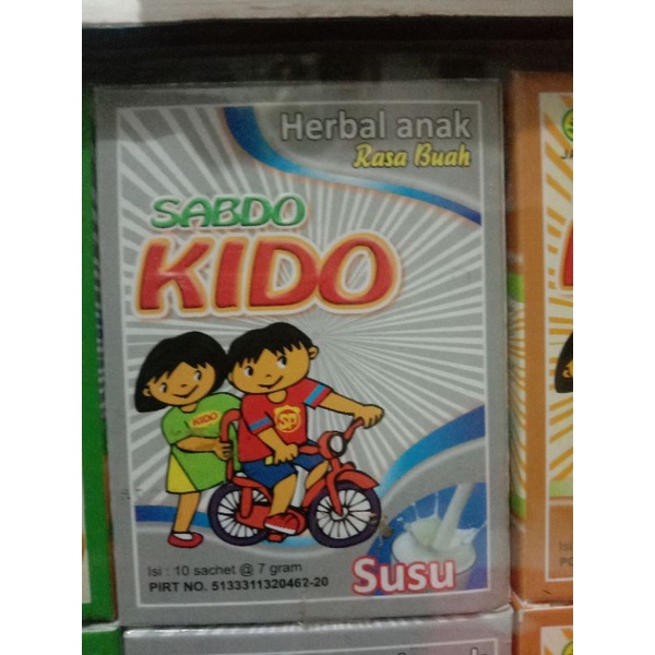 

jamu anak kido rasa susu sabdopalon isi 10sacet