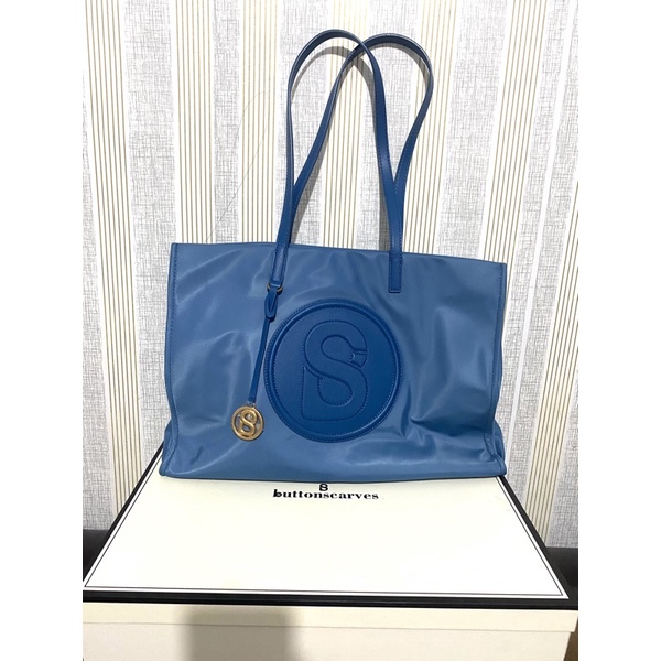 aaliya nylon Tote bag buttonscarves