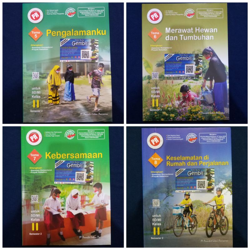 Buku PR / LKS Tematik Kelas 2 SD Tema 1 - 8