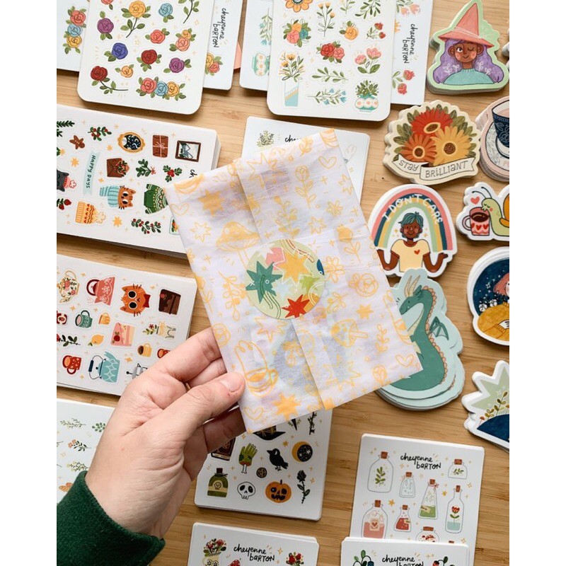 STICKER TUMBLR BRAND UNTUK HP, LAPTOP, DLL