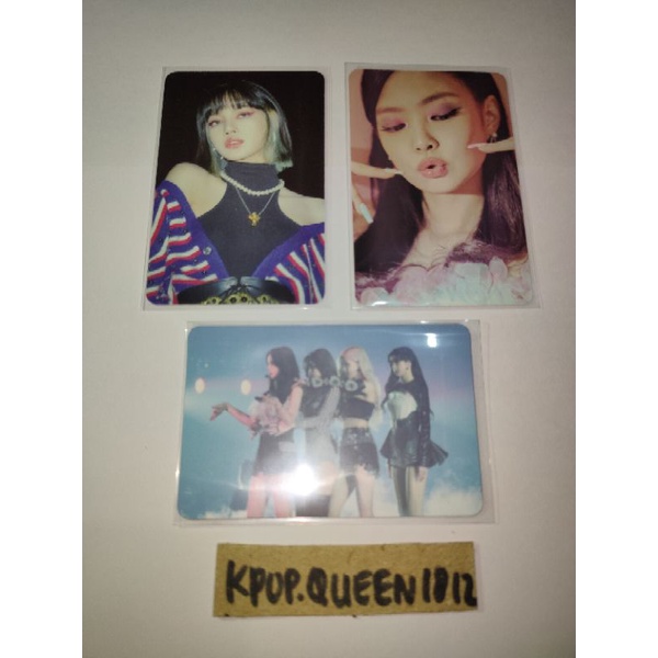 blackpink photocard photobook the album 4+1