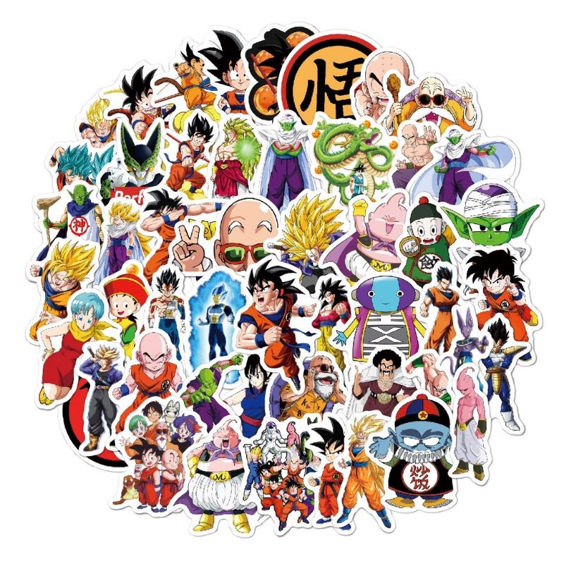 

Stiker anime Dragon ball cromo/vinyl