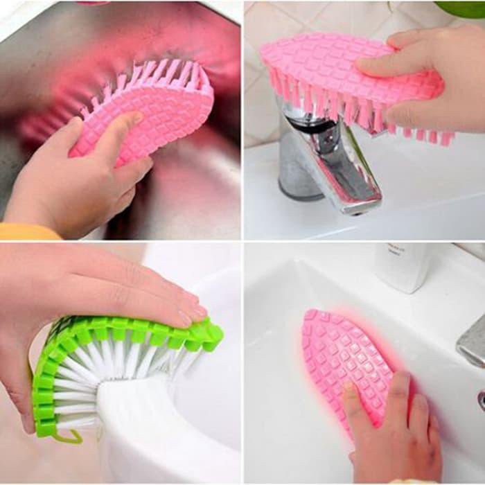 ♫ Megata ♫ A066 Sikat Toilet WC Dapur Flexible Serba Guna Import