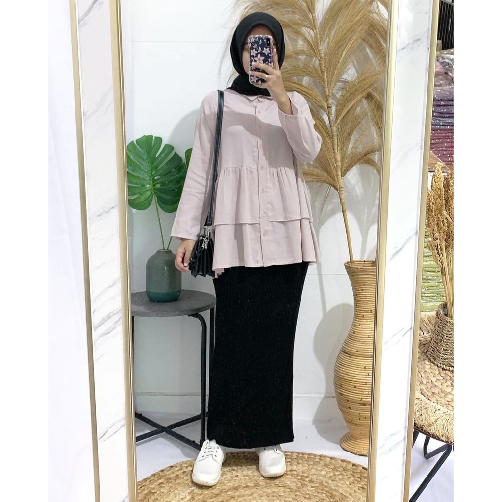 CYNISA SKIRT / ROK SPAN KNIT RAJUT / ROK KONDANGAN / ROK PESTA