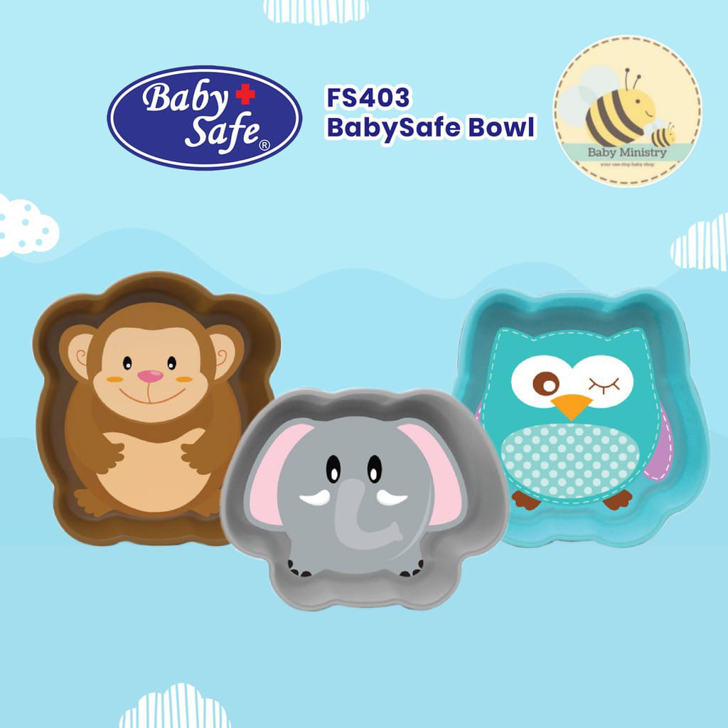 Baby Safe Animal Shape Bowl - Mangkok Anak