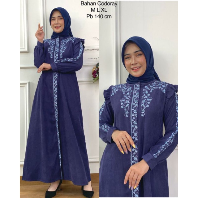 GAMIS BORDIR TERBARU// GAMIS CODORAY KEKINIAN