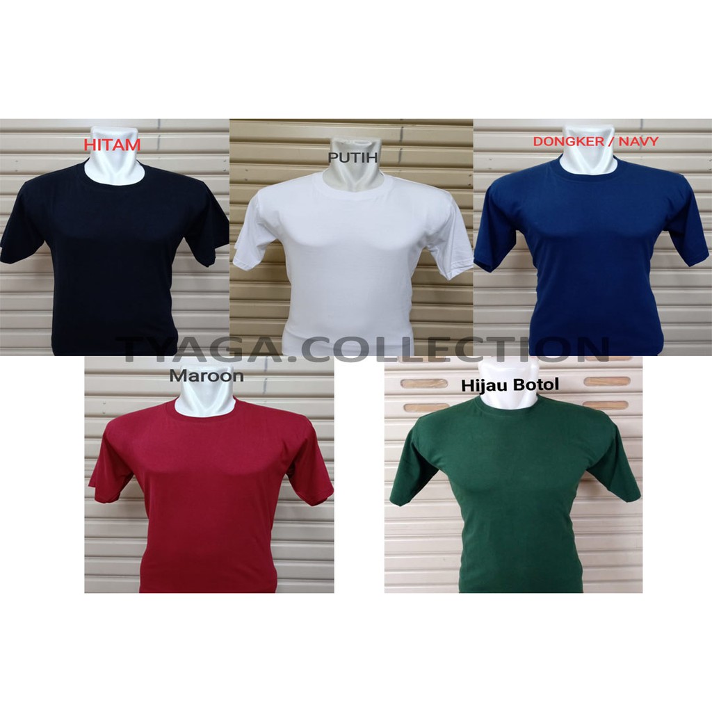 KAOS POLOS COTTON COMBED 30S 100% KATUN PREMIUM