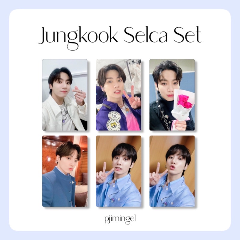 Photocard BTS Jungkook Selca Collection Edition