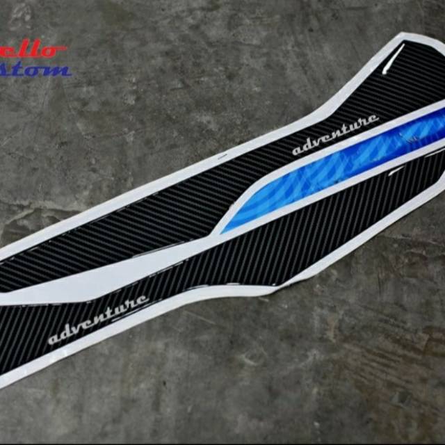 Stiker resin timbul sidepad atas Honda Adv 150 Premium