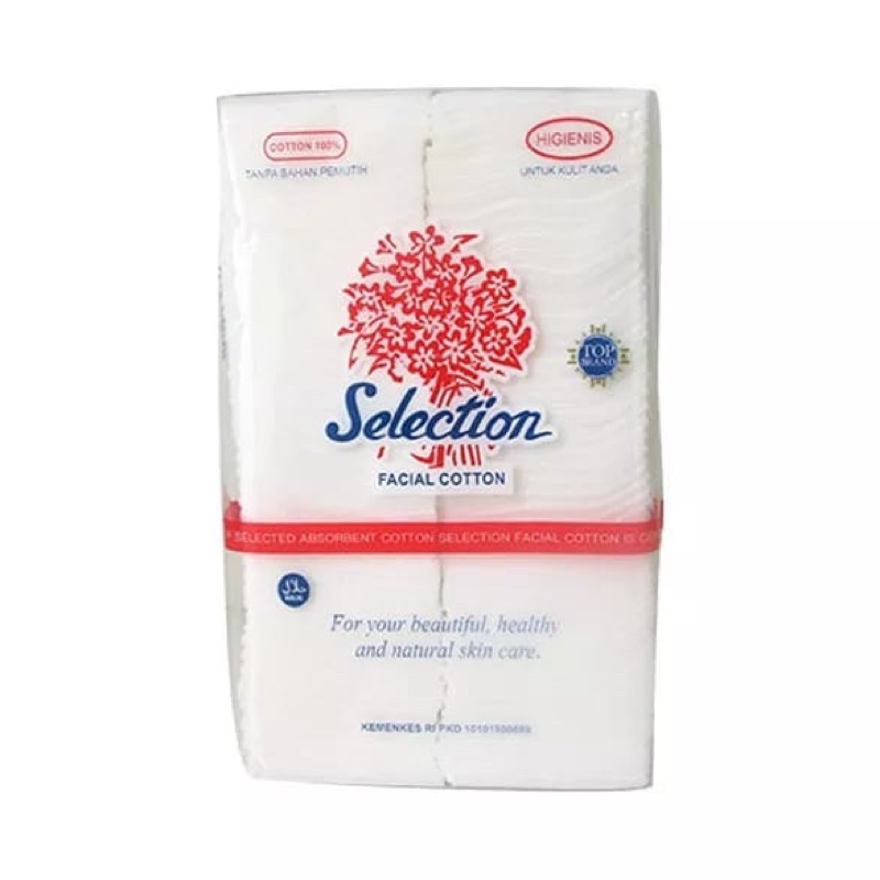 KAPAS SELECTION 75GR FACIAL COTTON / KAPAS WAJAH / KAPAS PEMBERSIH MAKE UP